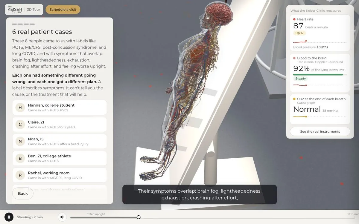 3D Tour on desktop